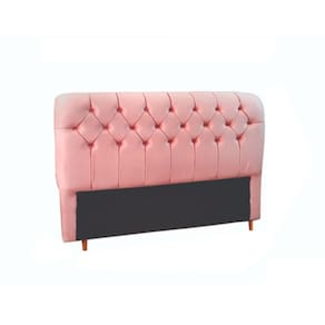 Cabeceira Roma Capitonê Queen 156 Cm Suede Meu Sofá Online Rosa