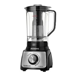Liquidificador Mondial L-1100 BI Jarra de San Cristal 3L 1100W 12 Velocidades