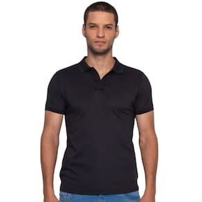 Camisa Polo Masculina Fatal Preta 30171 Preto