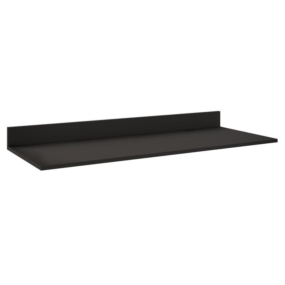 Tampo Para Balcão De Cozinha 120cm Mdp Preto - Lumil