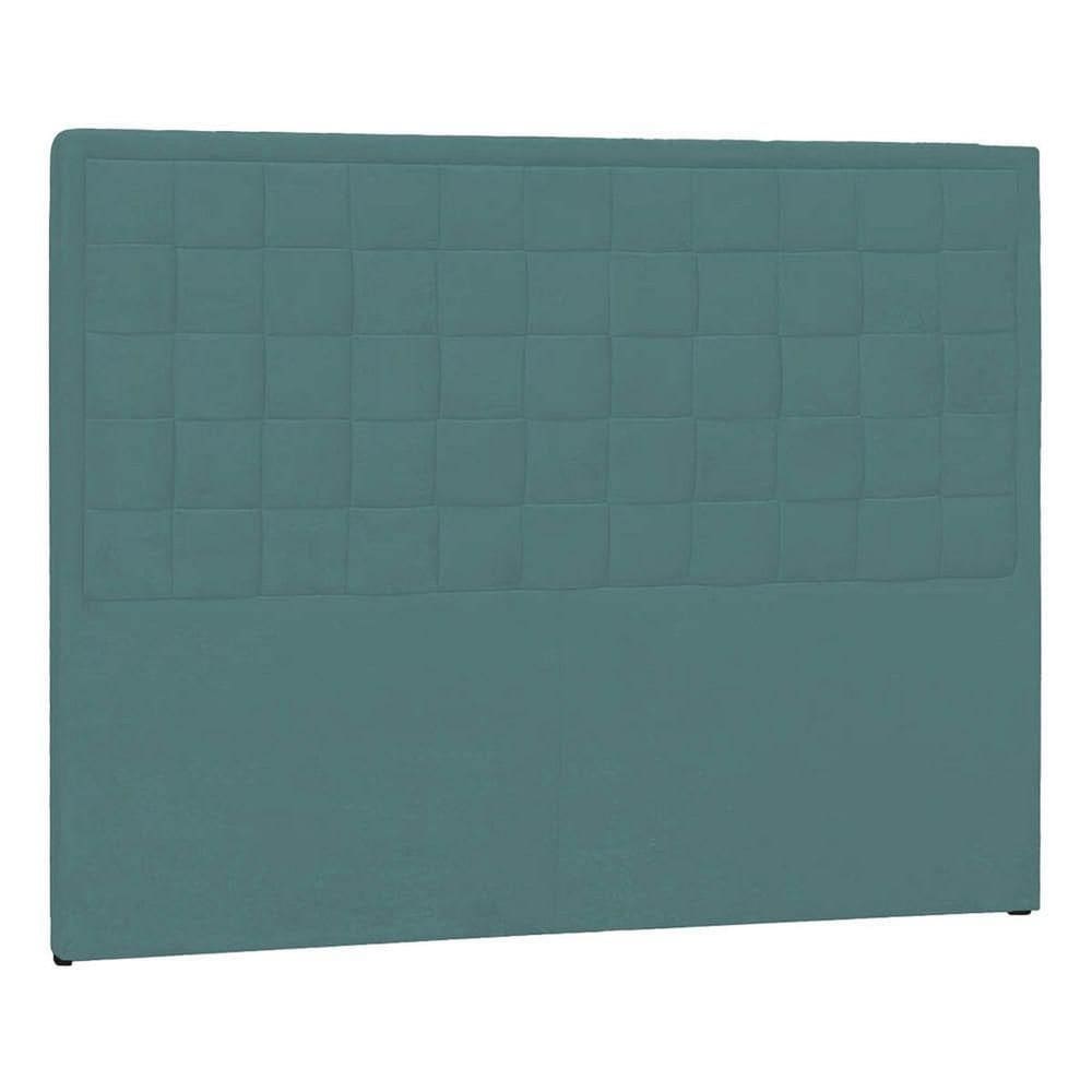 Cabeceira SolteiroP04 100 Cm Suede Turquesa Tca 946