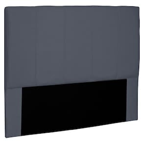Cabeceira Decorativa Queen Size 1,60m Erza Suede Cinza
