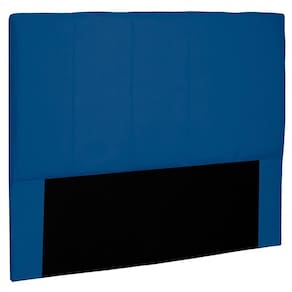 Cabeceira Decorativa Queen Size 1,60m Erza Azul Marinho