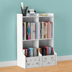 Organizador De Livros E Brinquedos Enzo 100% Mdf