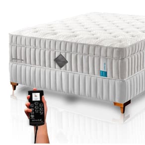 Colchão De Látex Qgel Com Cobre Box Queen 158x198cm