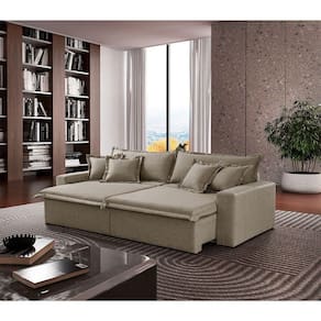 Sofá Montreal Veludo 2 Módulos De 90cm B25cm Meu Sofá Online B002 Veludo Capuccino