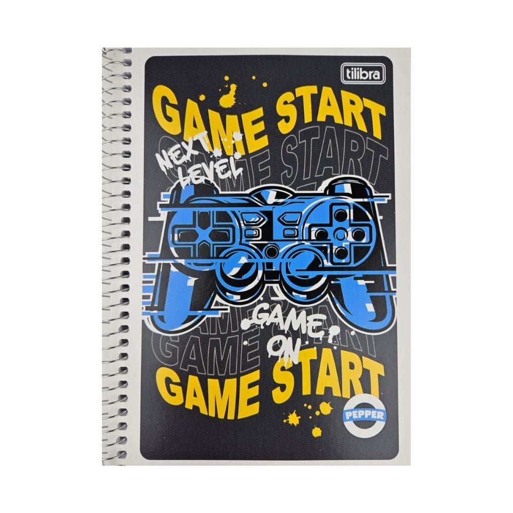 Caderno Espiral Pequeno 1/4 Pepper Capa Flexivel 80 Folhas Tilibra