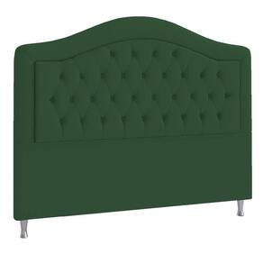 Cabeceira Casal ághata P04 140 Cm Suede Verde Tca 947