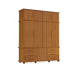 Guarda-roupa Dortmund 6 Gavetas Carvalho New