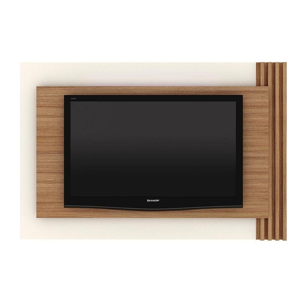 Painel Home Para Tv Até 65 Pl3001 Natural/Off White