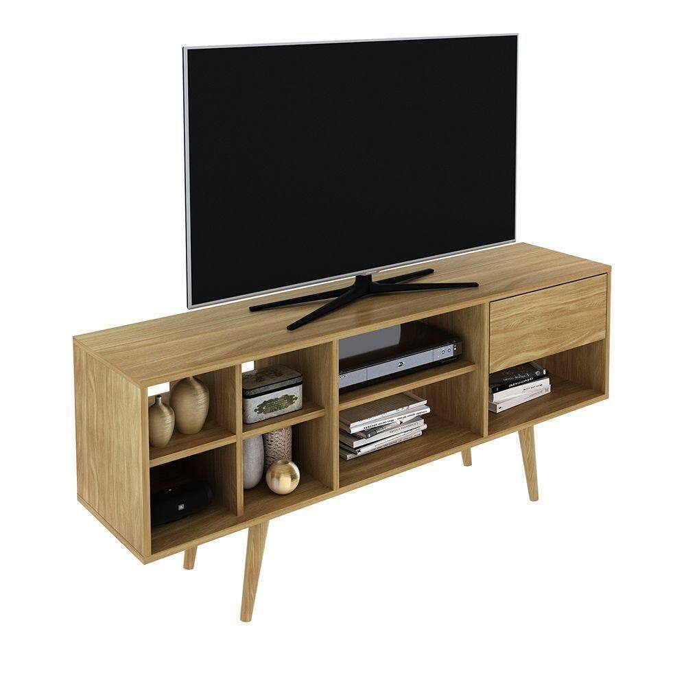 Rack Bancada Para Tv Até 65 R1462 Natural