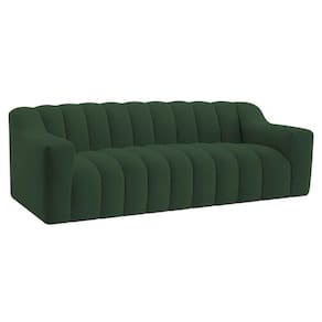Sofá 2 Lugares Luxo Recepção Escritorio Sala Elegance 150cm Linho Verde