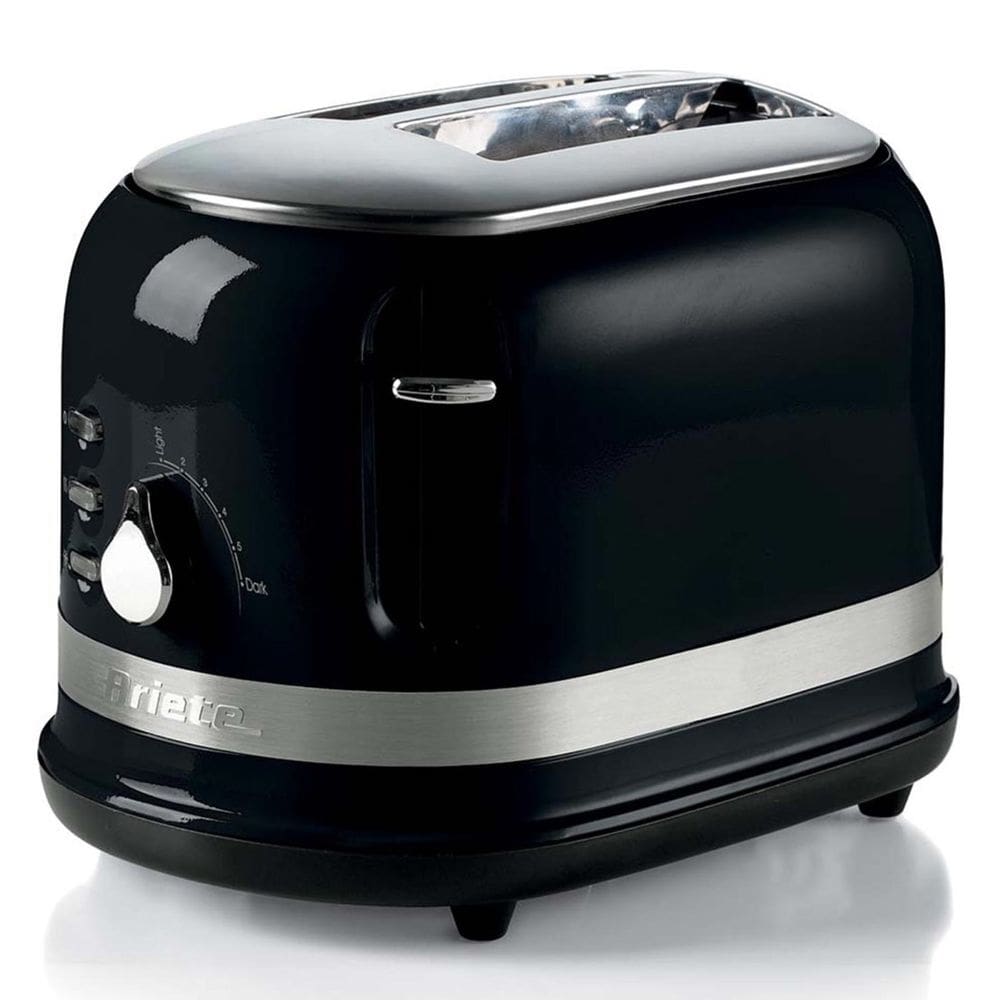 Torradeira Elétrica Moderna Ariete Preta 127v