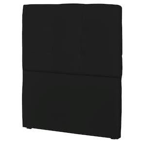 Cabeceira Solteiro 90Cm London Corino Preto - Js Móveis