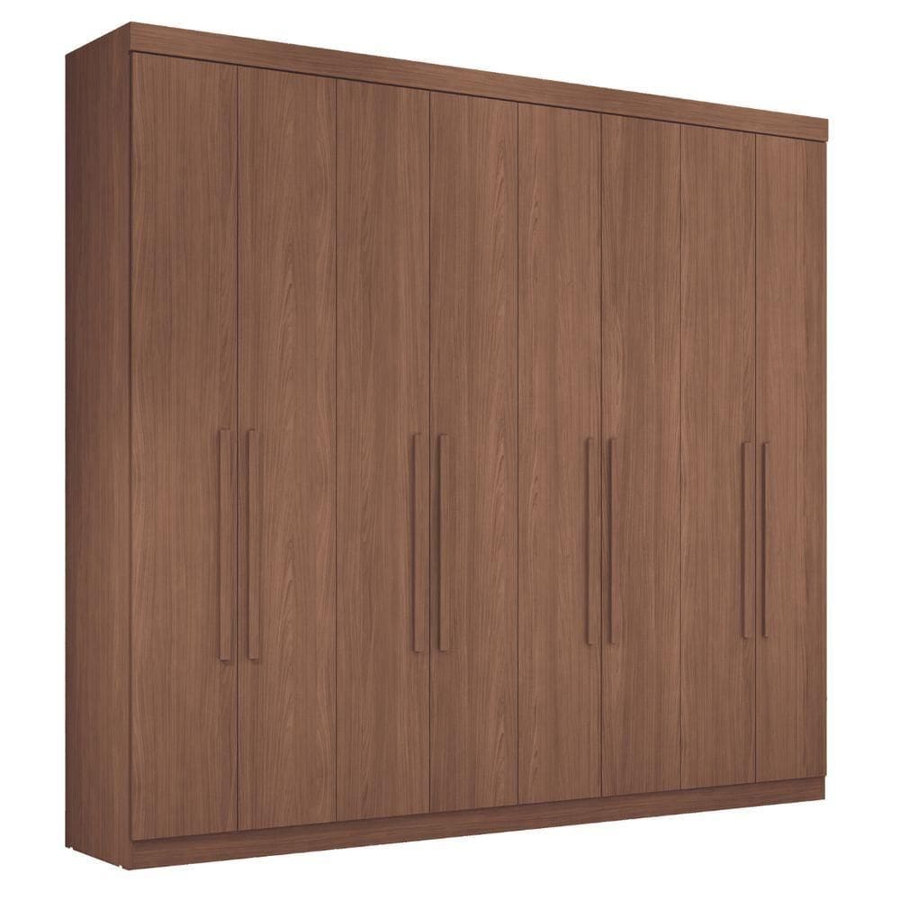 Guarda Roupa Casal 8 Portas 4 Gavetas Paris Jatobá