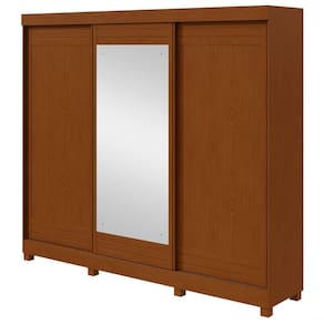 Guarda-roupas Casal Nice 3 Portas 1 Espelho 4 Gavetas Flex Com Pés - Lopas Frassino