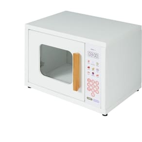 Micro-Ondas de Brinquedo 24cm X 32cm X 23cm  Branco