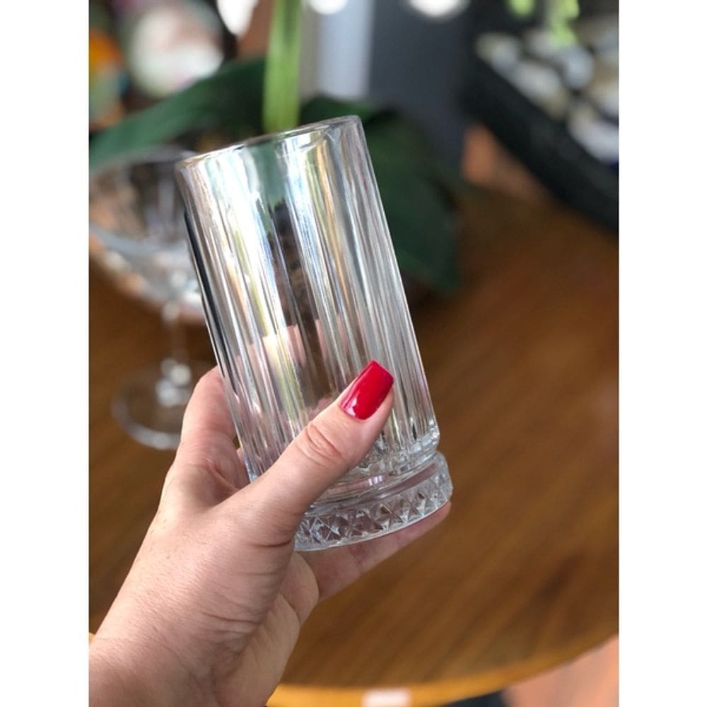 Unidade copo alto Elysia em vidro 445ml A15cm