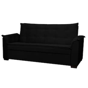 Sofá 3 Lugares Confortável 2 Metros Havana Bellamado Cor:preto