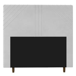 Cabeceira Cama Box Casal Queen Size Lisboa 160cm Branco