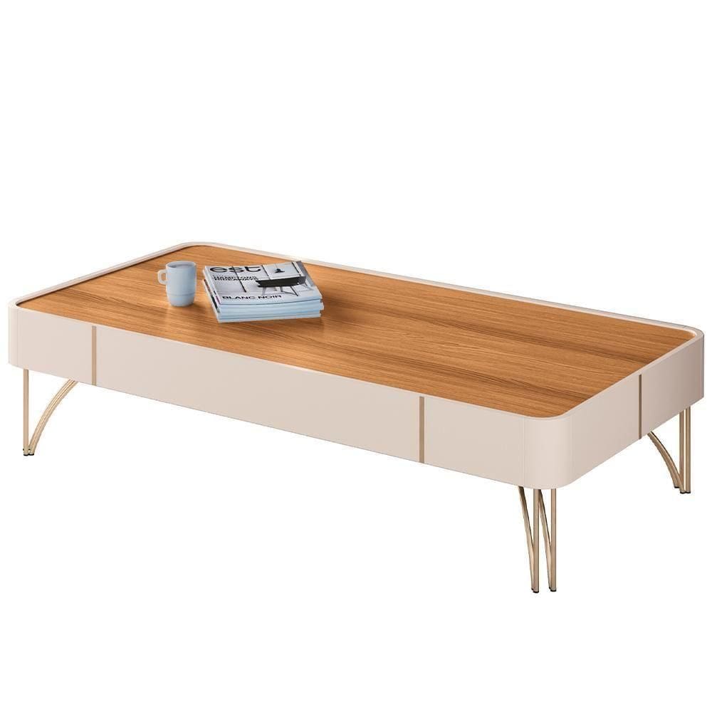 Mesa De Centro Decorativa Harmony B01 Off White Cinamomo