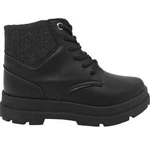 Bota Coturno Infantil Menina Casual Dia a Dia Passeio Escola com Brilho Kidy 363-0033