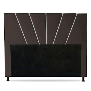 Cabeceira Cama Box Casal Dallas 140cm Suede Marrom