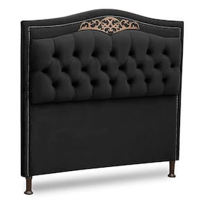 Cabeceira Estofada Box Casal Queen Size Belize 160cm Chumbo