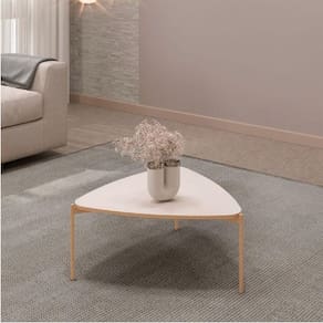 Mesa De Centro Isa 76 Cm Dj Moveis Off White
