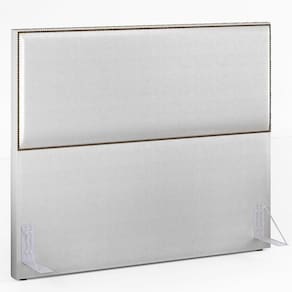 Cabeceira Box Casal King 195 Cm Facto Cinza Metalizado