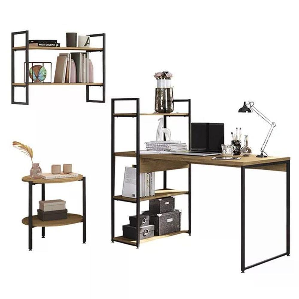 Conjunto Para Quarto 3 Peças Freijo Preto Kappesberg
