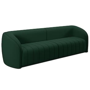 Sofá 05 Lugares Para Sala De Estar 332 Cm Lazio M03 Veludo Verde - Lyam Decor