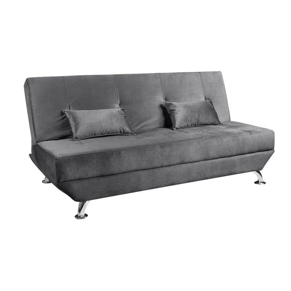 Sofá Cama Dubai Veludo Turkay Speciale Home Turkay Chumbo