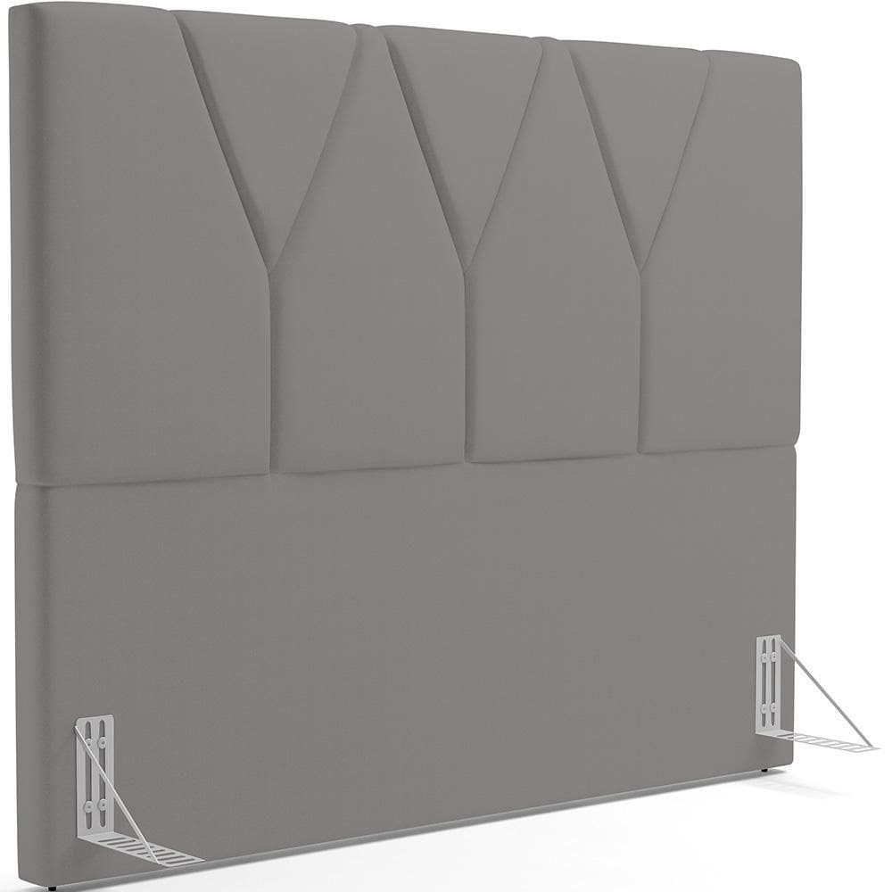 Cabeceira Cama Box Casal Queen 160 Cm Aurora Corano Cinza