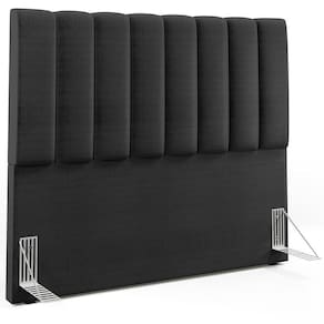 Cabeceira Cama Box Casal 140 Cm Facto Preto Metalizado