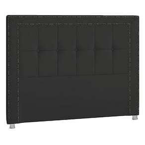 Cabeceira Queen Catania P04 160 Cm Suede Preto