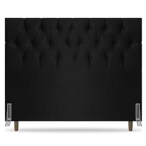 Cabeceira Cama Box Casal Queen Size Madrid 160cm Preto