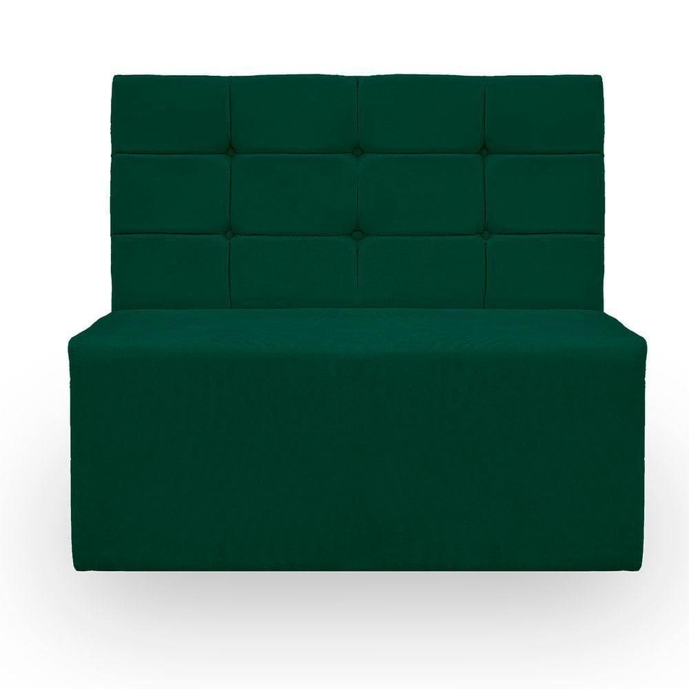Canto Alemão Confortável Para Apartamento Cozinha E Restaurantes Suede Cor Verde Esmeralda