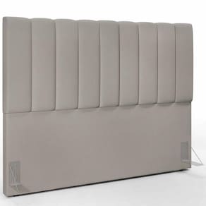 Cabeceira Cama Box Casal Queen 160 Cm Dália W01 Linho Bege