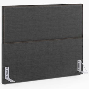 Cabeceira Cama Box Casal 140 Cm Linho Cinza Escuro