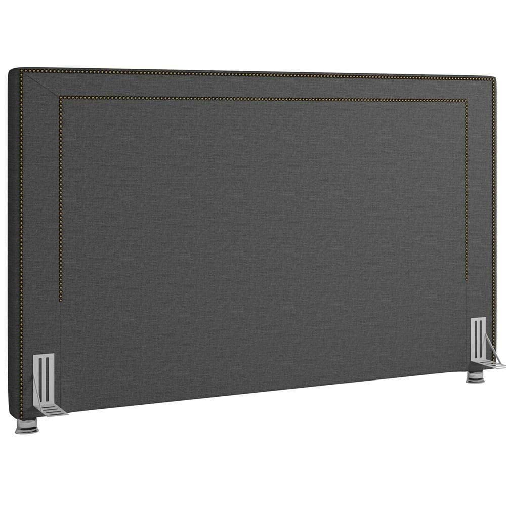 Cabeceira Cama Box Casal 140cm P05 Berlim Cinza Escuro