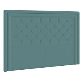Cabeceira Solteiro Estocolmo P04 100 Cm Suede Turquesa