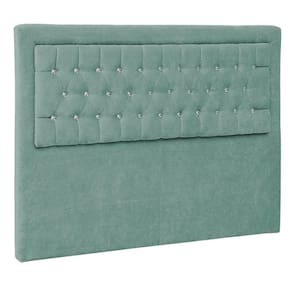 Cabeceira Queen Iasi P04 160 Cm Suede Turquesa Tca 946