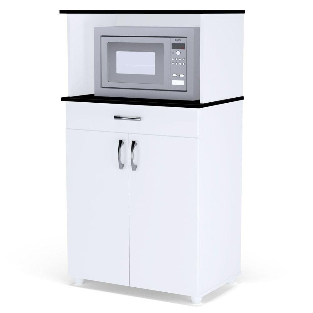 Balcão Cozinha Multiuso 2 Portas E 1 Gaveta Flex Branco