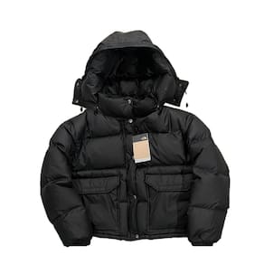 Jaqueta Preta North Face 71 Sierra Down Com Capuz Removível