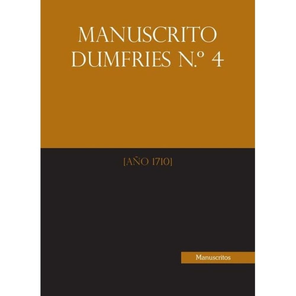 Manuscrito Dumfries n.º 4 - Espanhol
