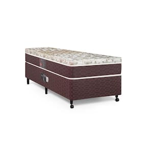 Cama Box + Colchão Castor Solteiro Class One Face Híbrido 96x203x52cm