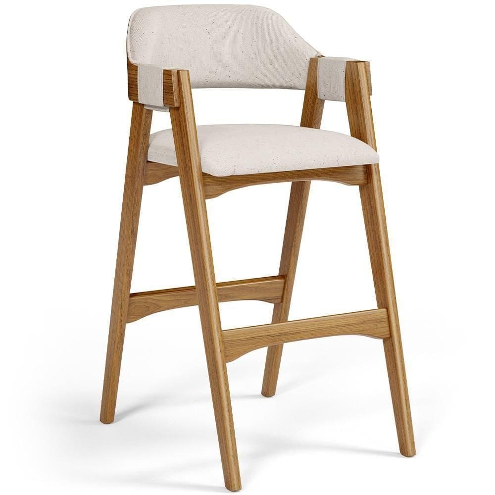 Banqueta Alta Suran L02 Linho Cru