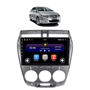 Kit Multimídia City 2009 10 11 12 13 14 Ar Analogico 9 Pol Android Carplay QuadCore 2/64GB - Autovex