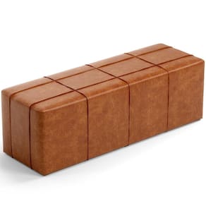 Puff Decorativo Living 160 Cm Roma W01 CouríssimoCamel-Lyam
